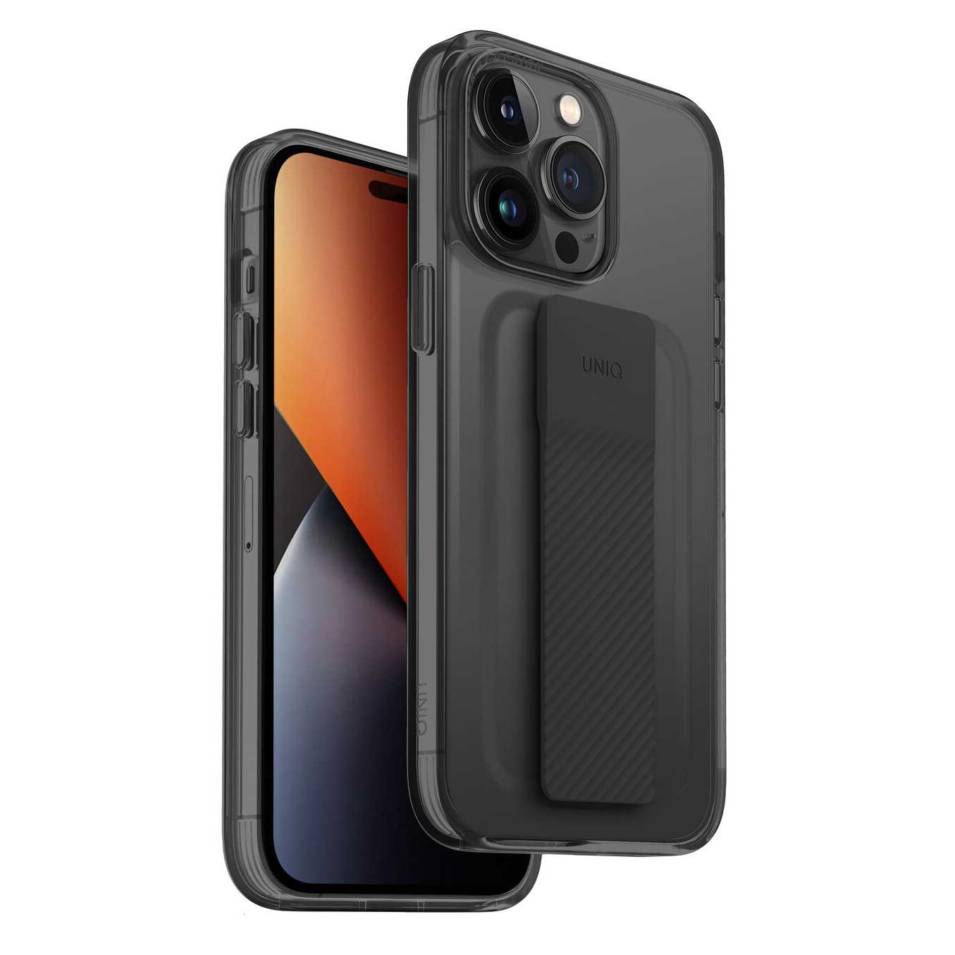 UNIQ Hybrid iPhone 14 Pro Max Heldro Mount Series - Graphite